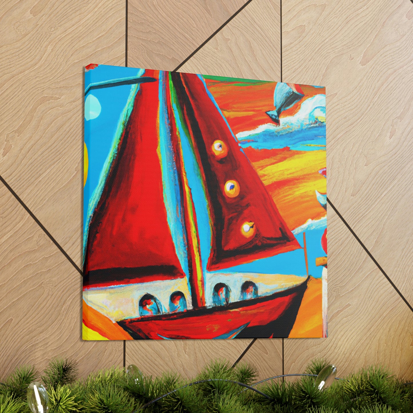 Sailboat in Dreamscape - Canvas