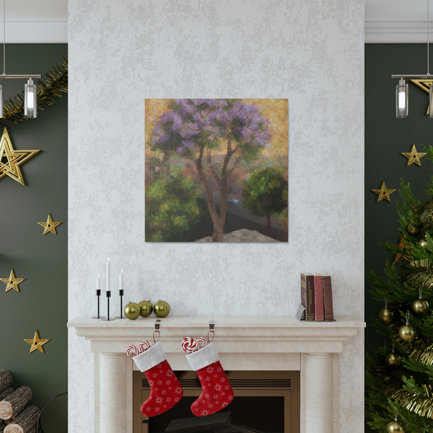 Jacaranda Tree Magic - Canvas