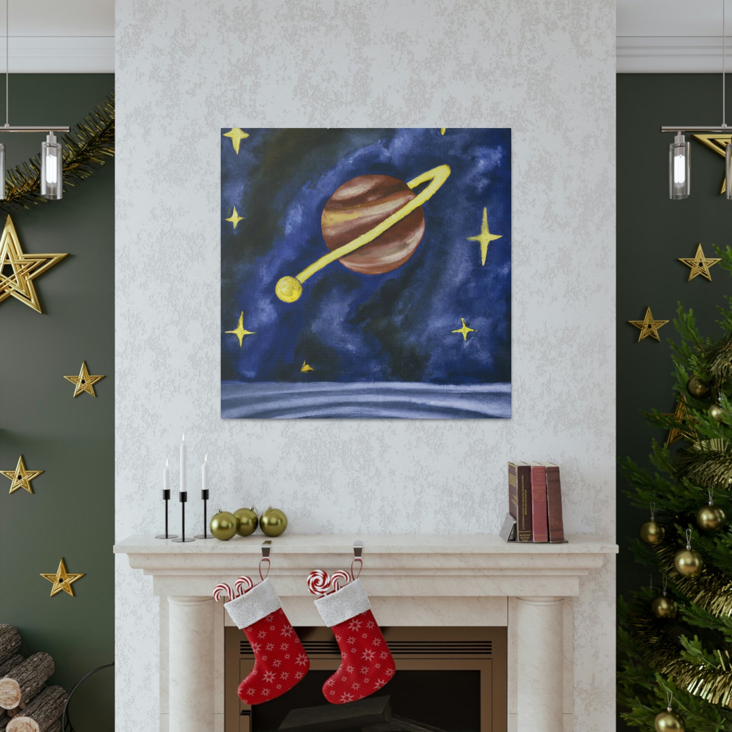 Jupiter's Celestial Majesty - Canvas