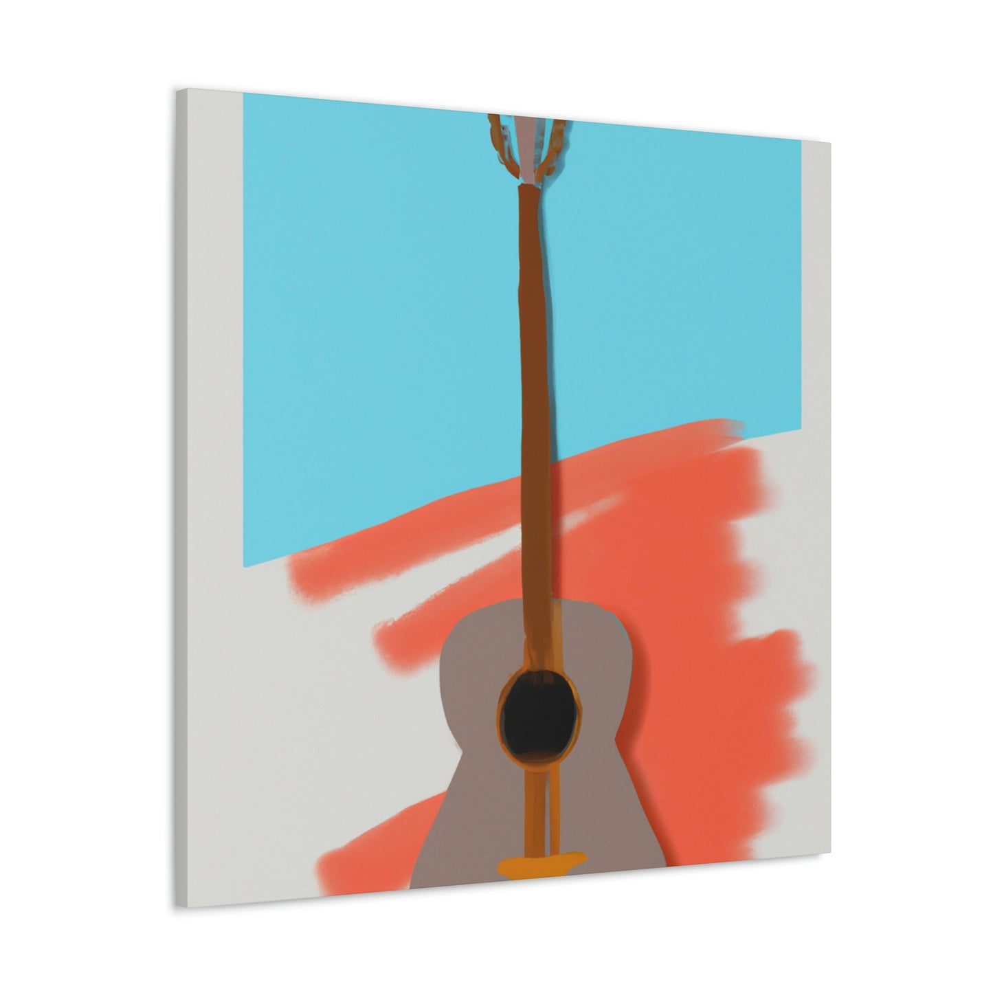 Guitar of Minimalism - Canvas