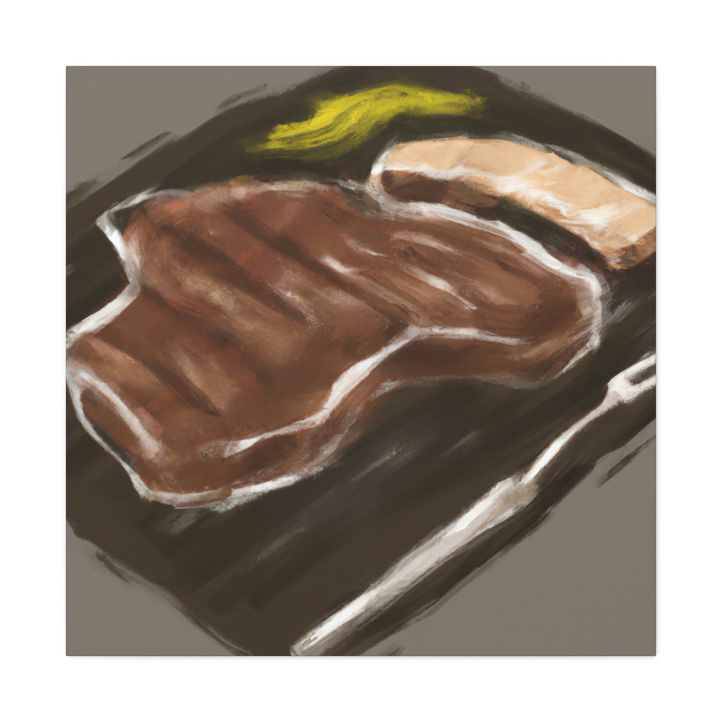 "Steak Barbecue Delights" - Canvas