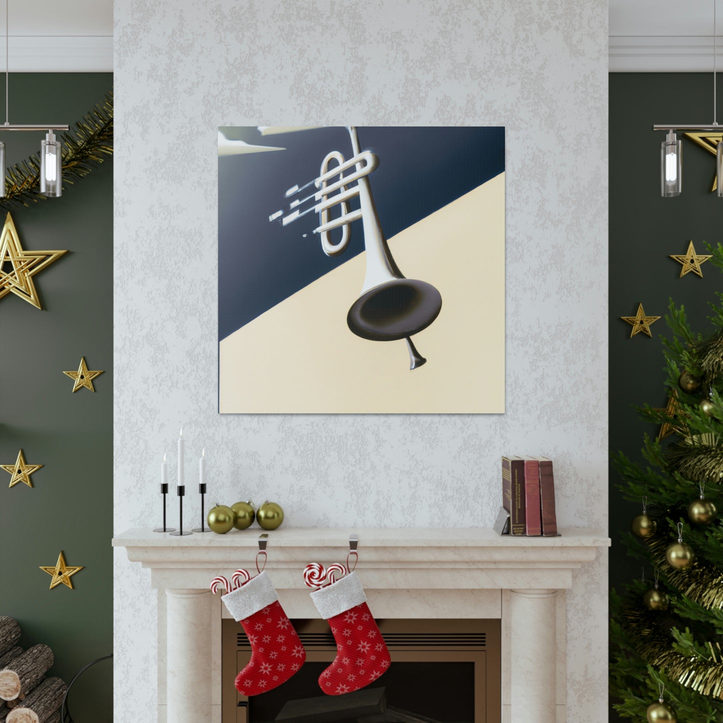 Trombone in the Cloud - Canvas