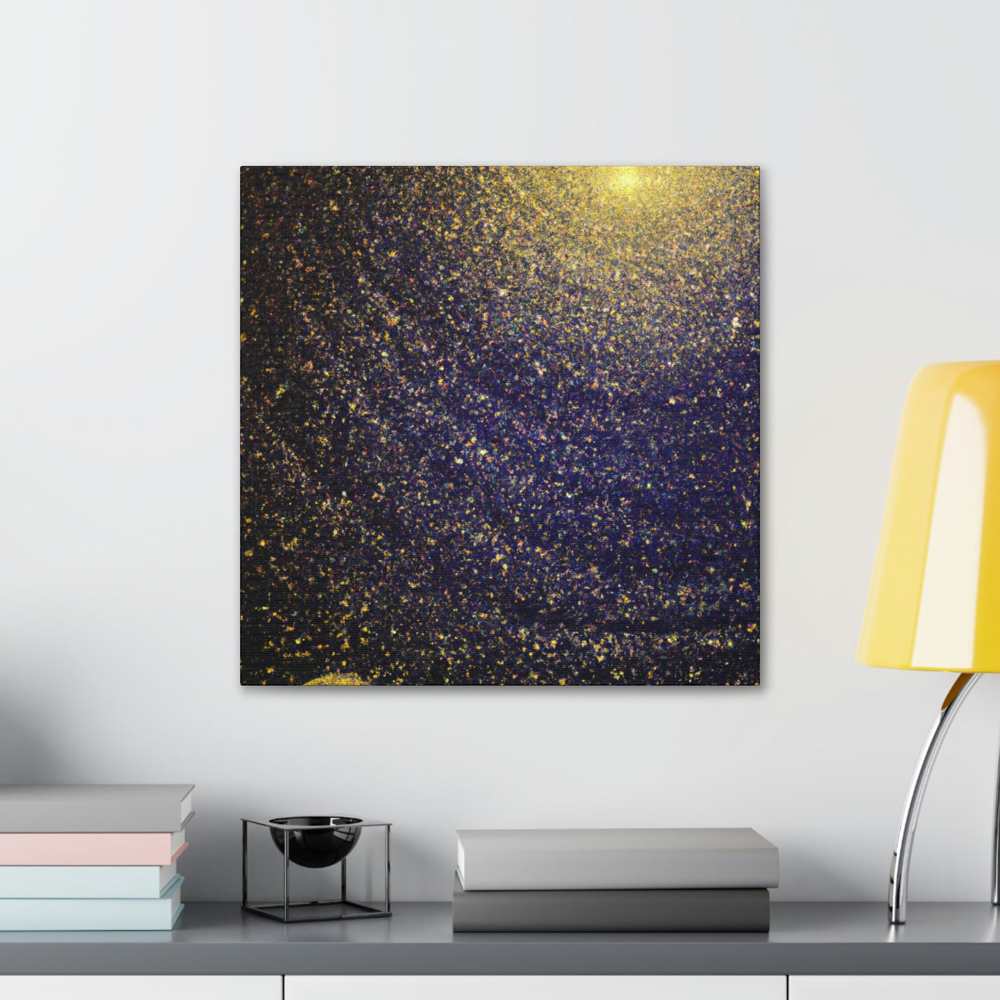 Galaxy in Pointillism - Canvas