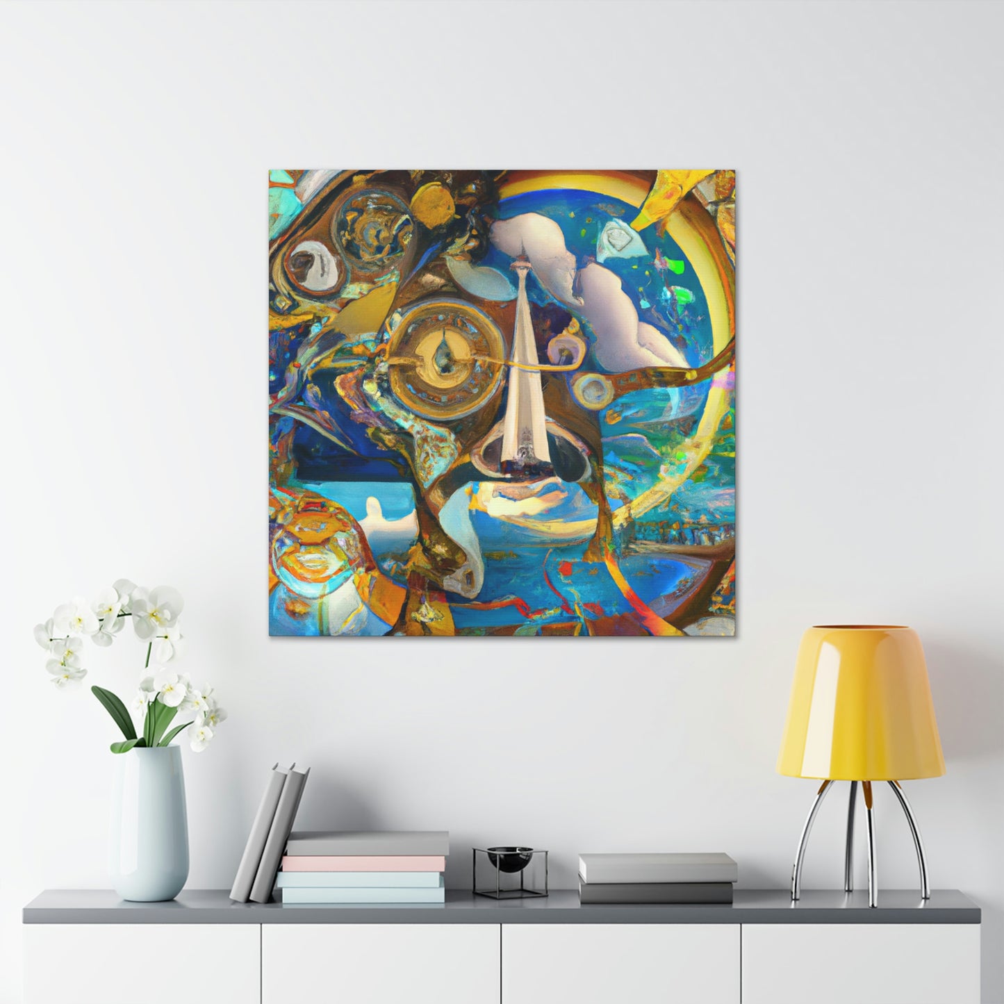 "Compass Awe Surreal" - Canvas