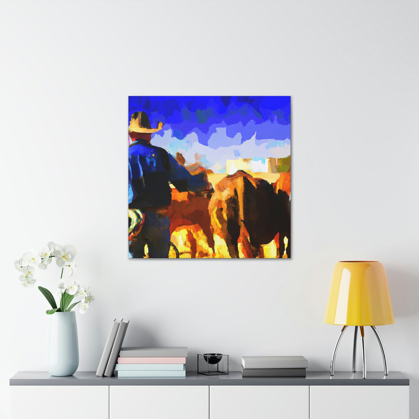 Rural Cattle Triumph - Canvas