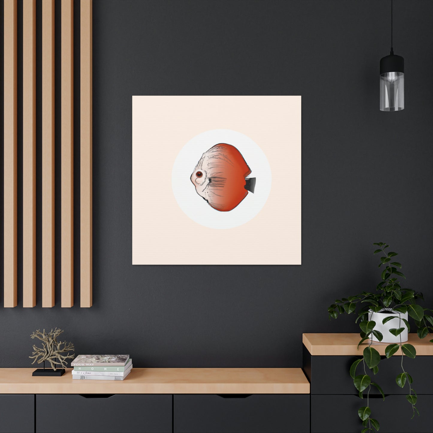 Serene Sunlit Discus - Canvas