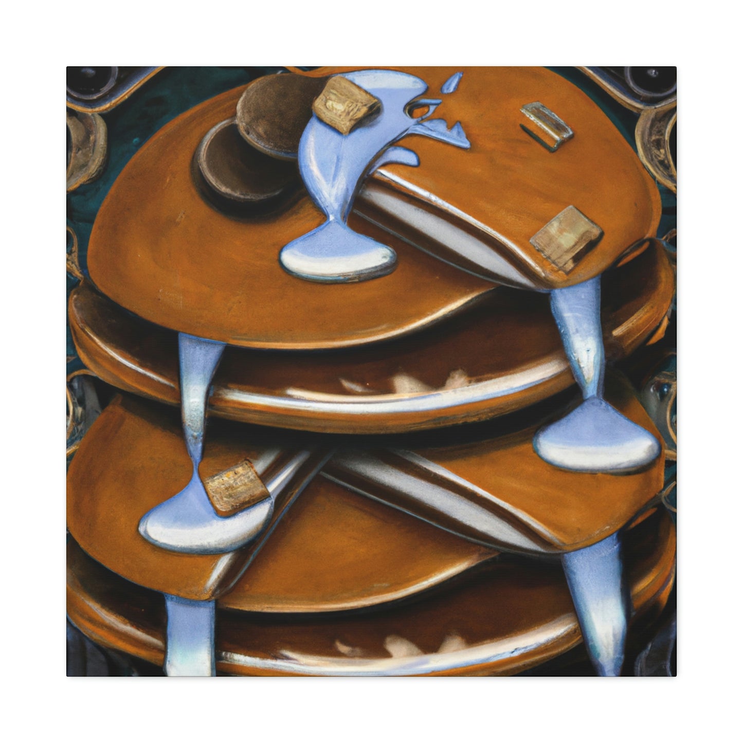 "Pancakes of the Roaring Twenties" - Canvas