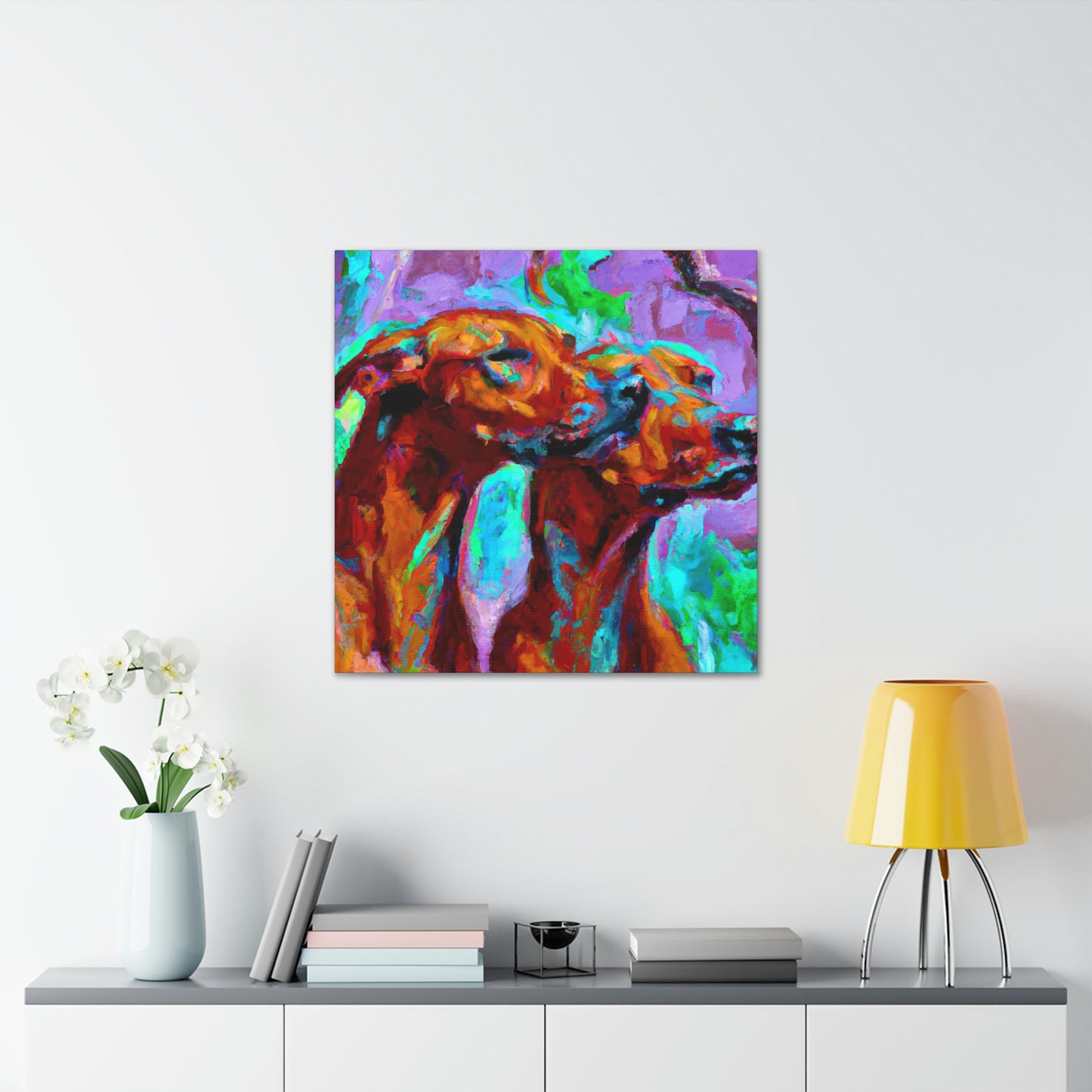 Rhodesian Ridgeback Reflection - Canvas