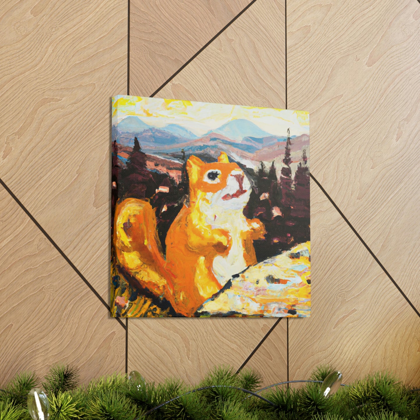 Chipmunk in Abstraction - Canvas