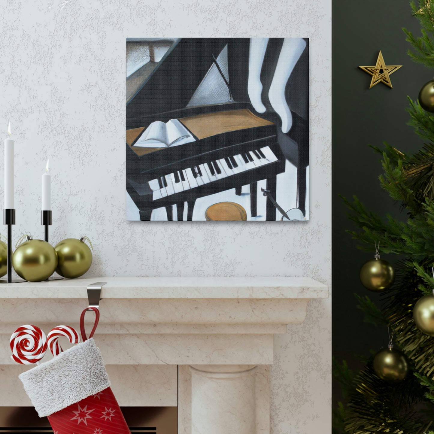 Piano in Dreamland - Canvas