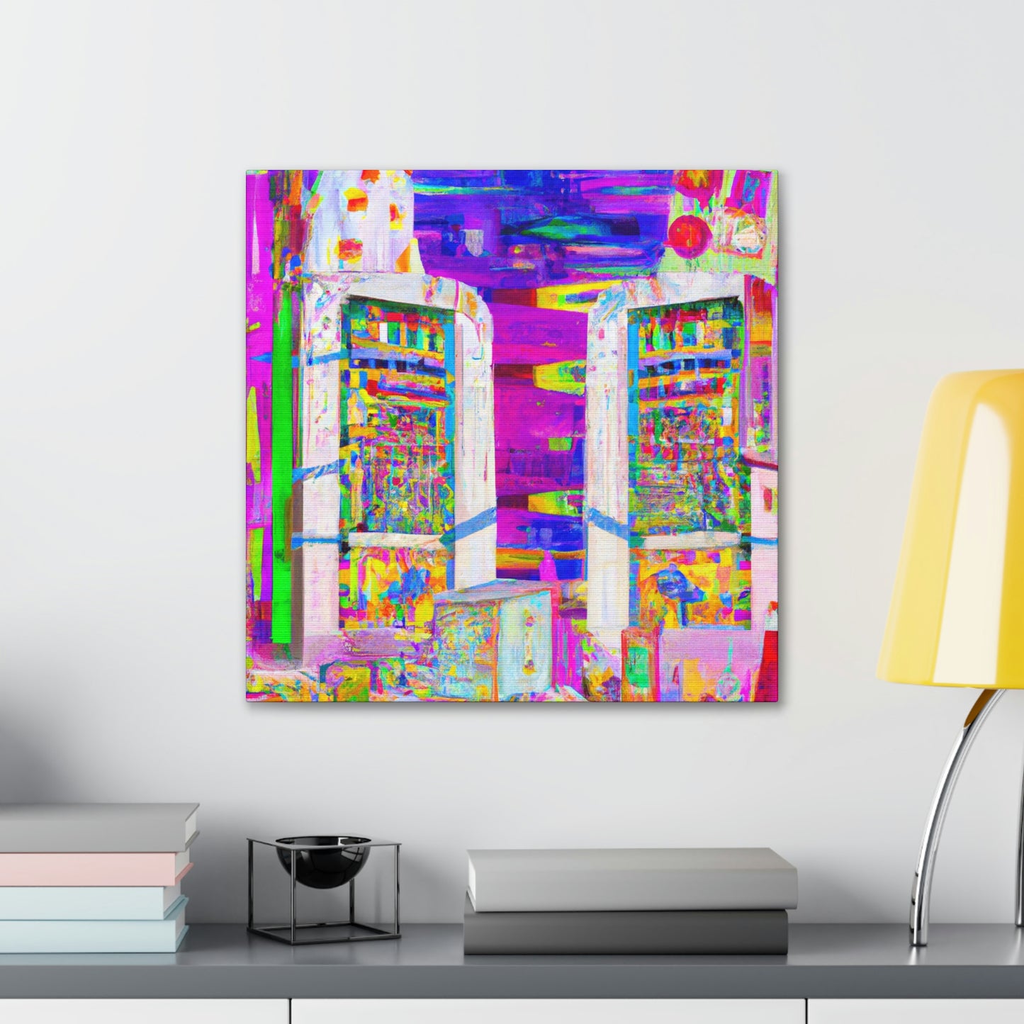 "Servers in Fauvism" - Canvas