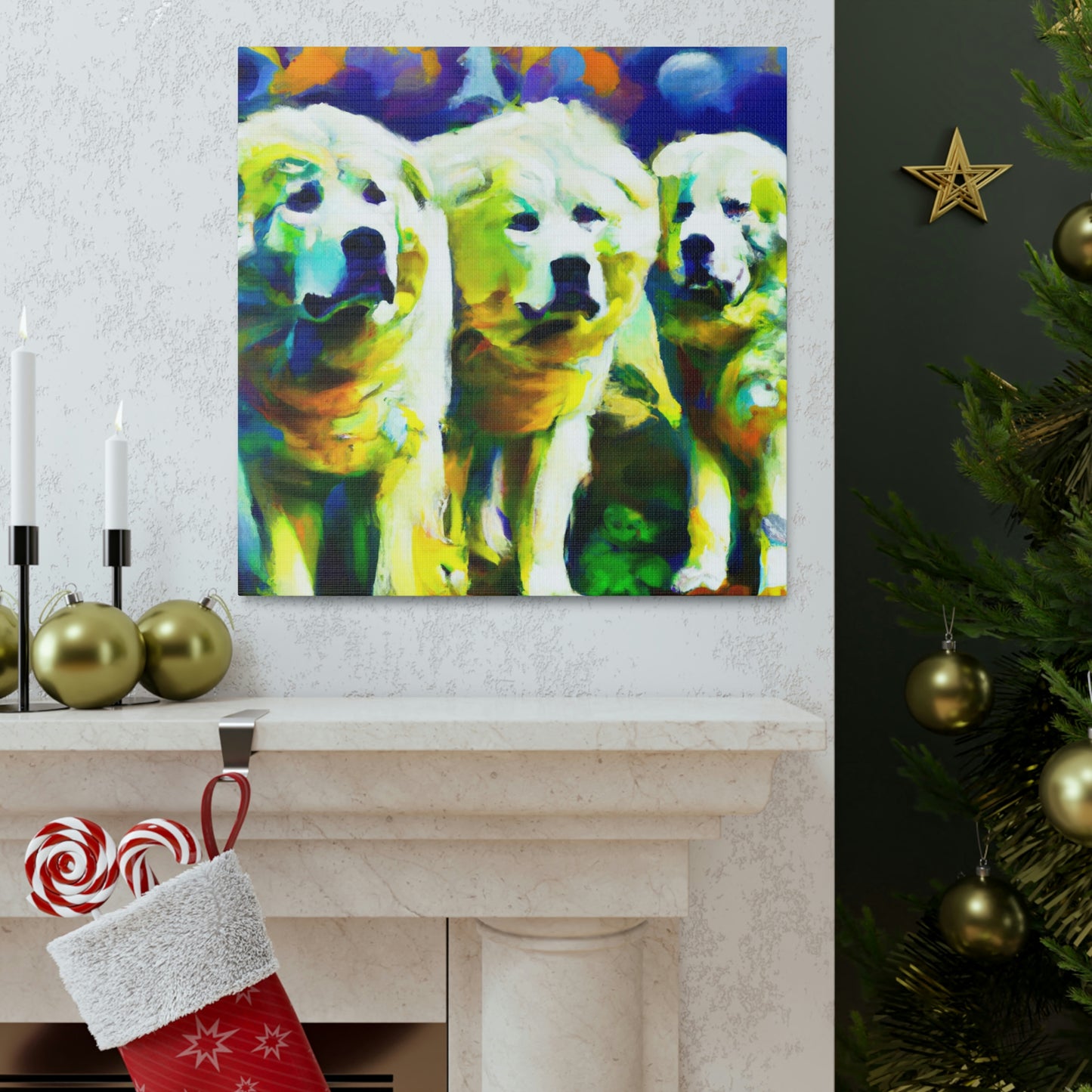 Great Pyrenees Mystery - Canvas