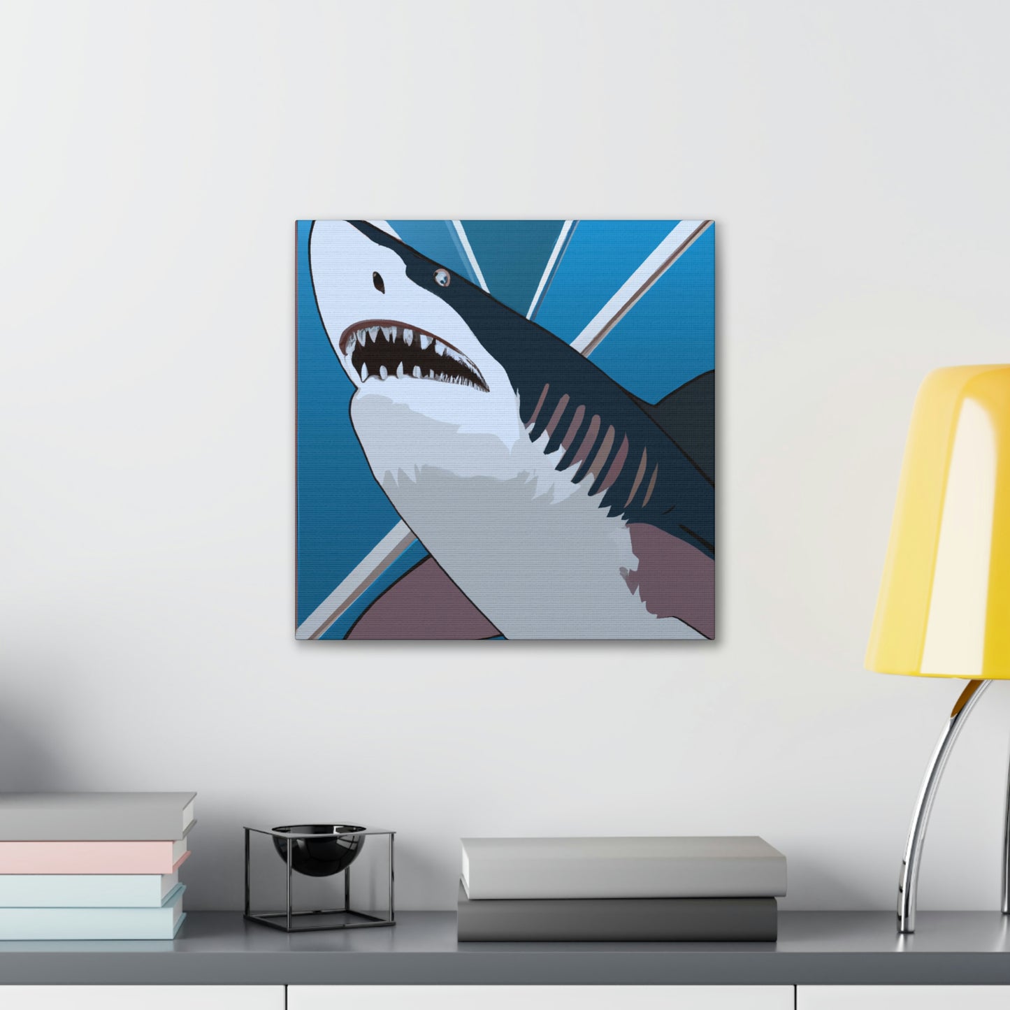 "Sharp Teeth of Style" - Canvas