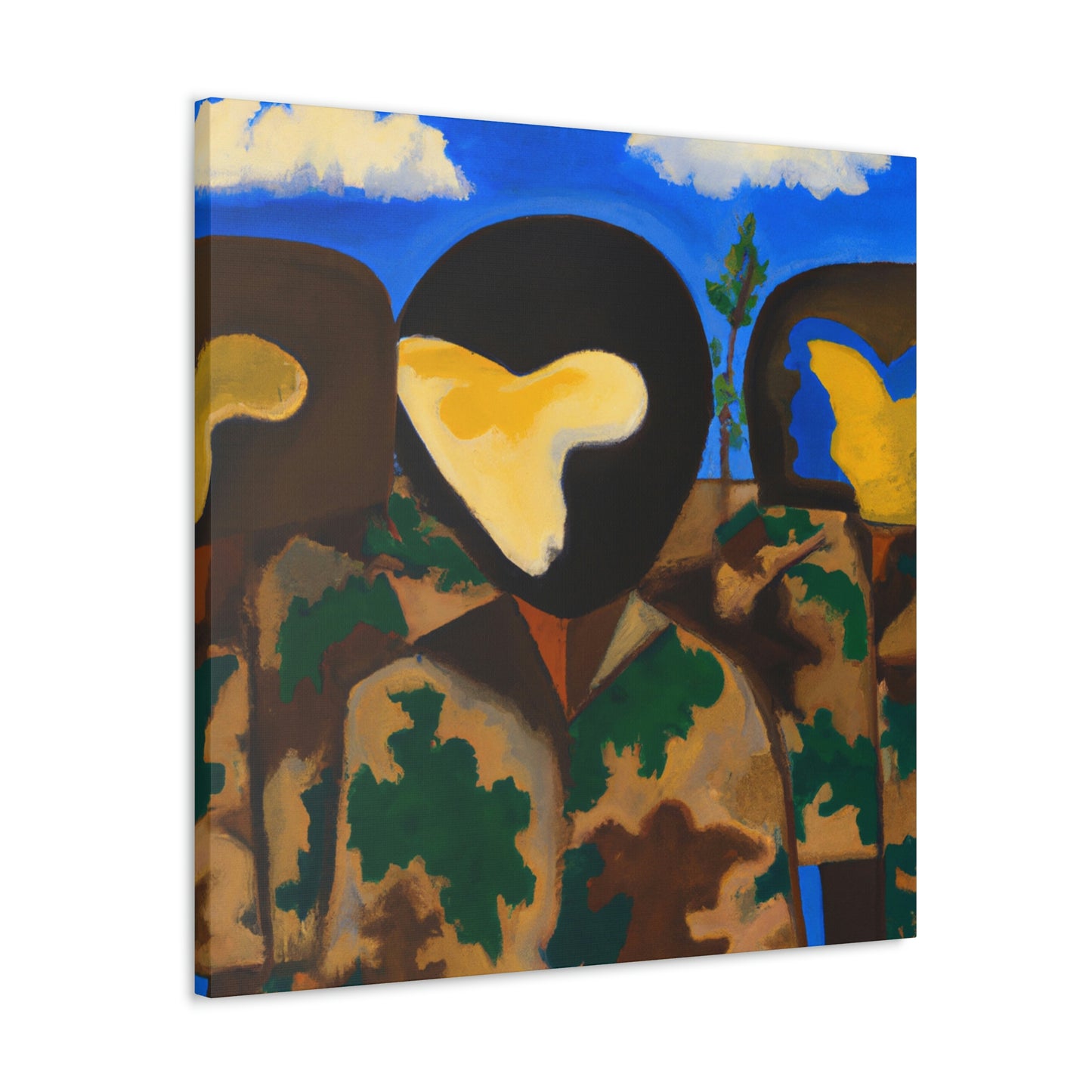 Camouflage in abstract - Canvas