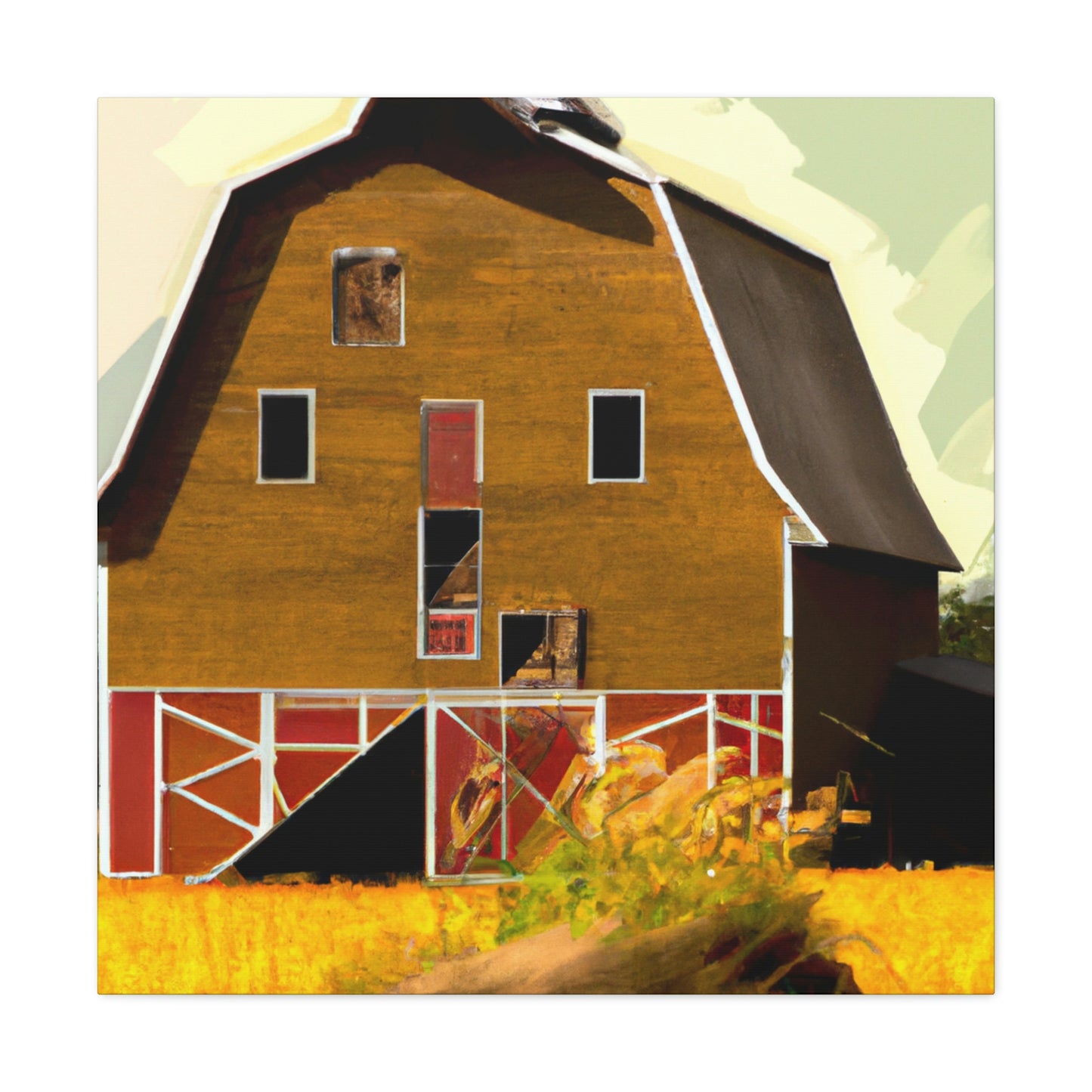 "Barn in Splendor" - Canvas