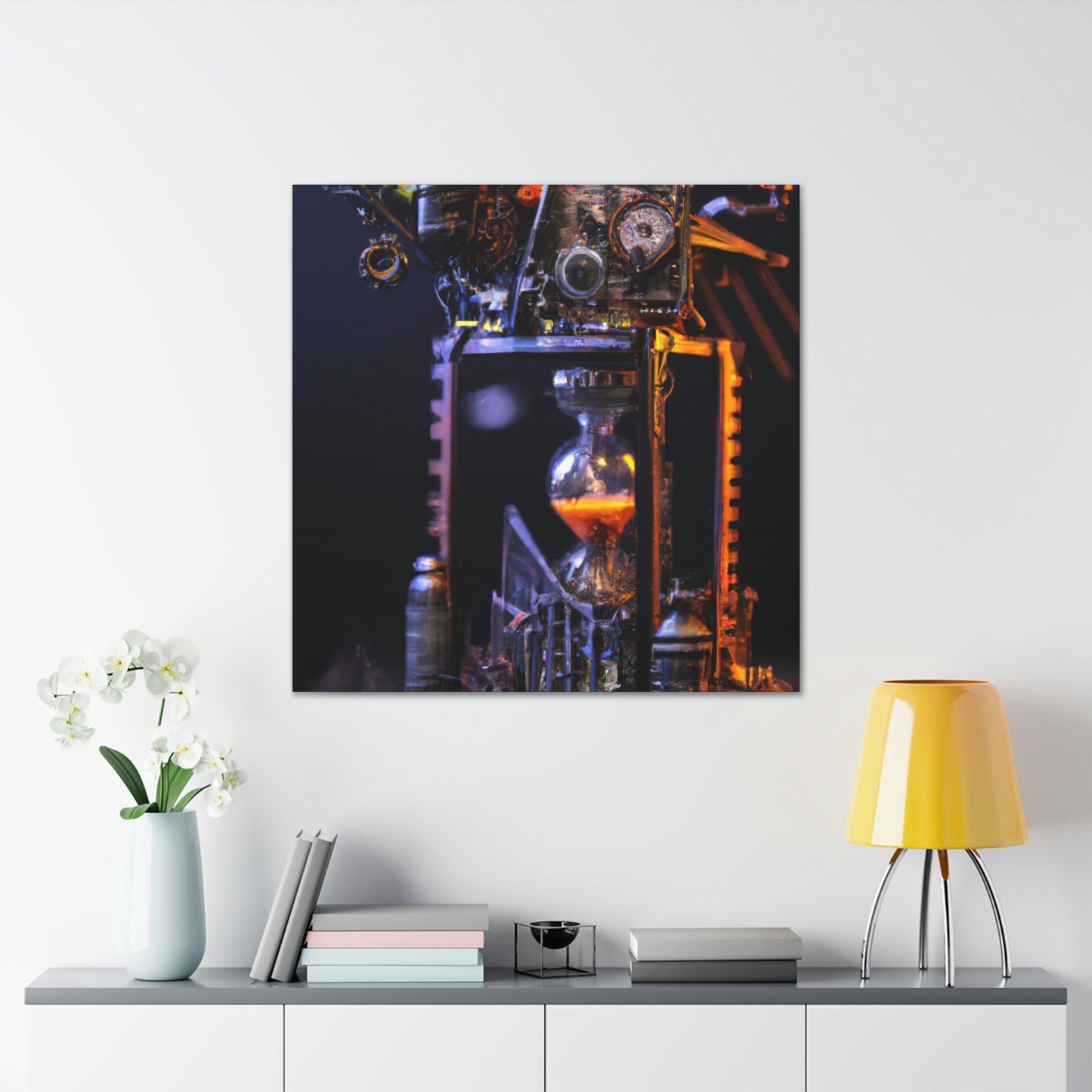 Mechanical Time Machine Art - Canvas