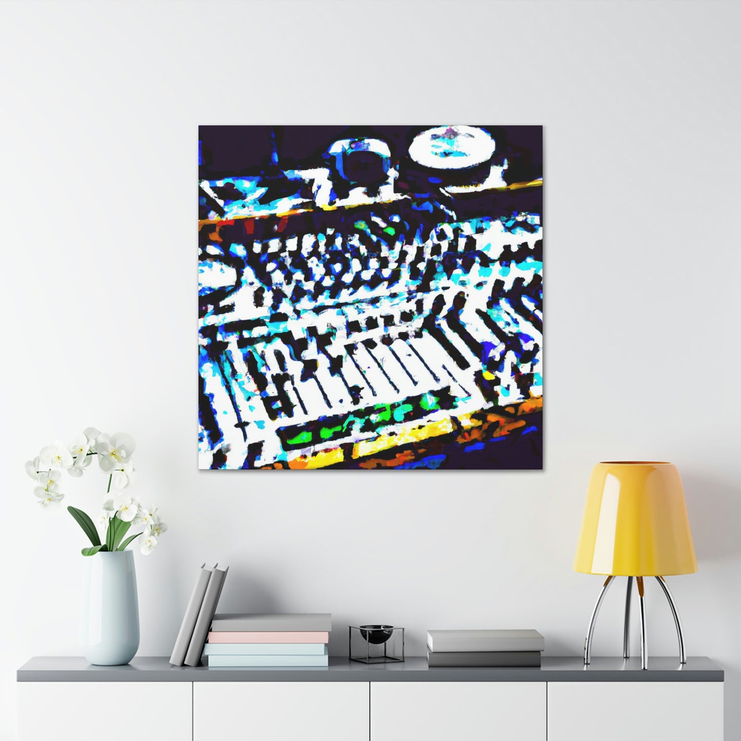 "Mixing Board Melodies" - Canvas