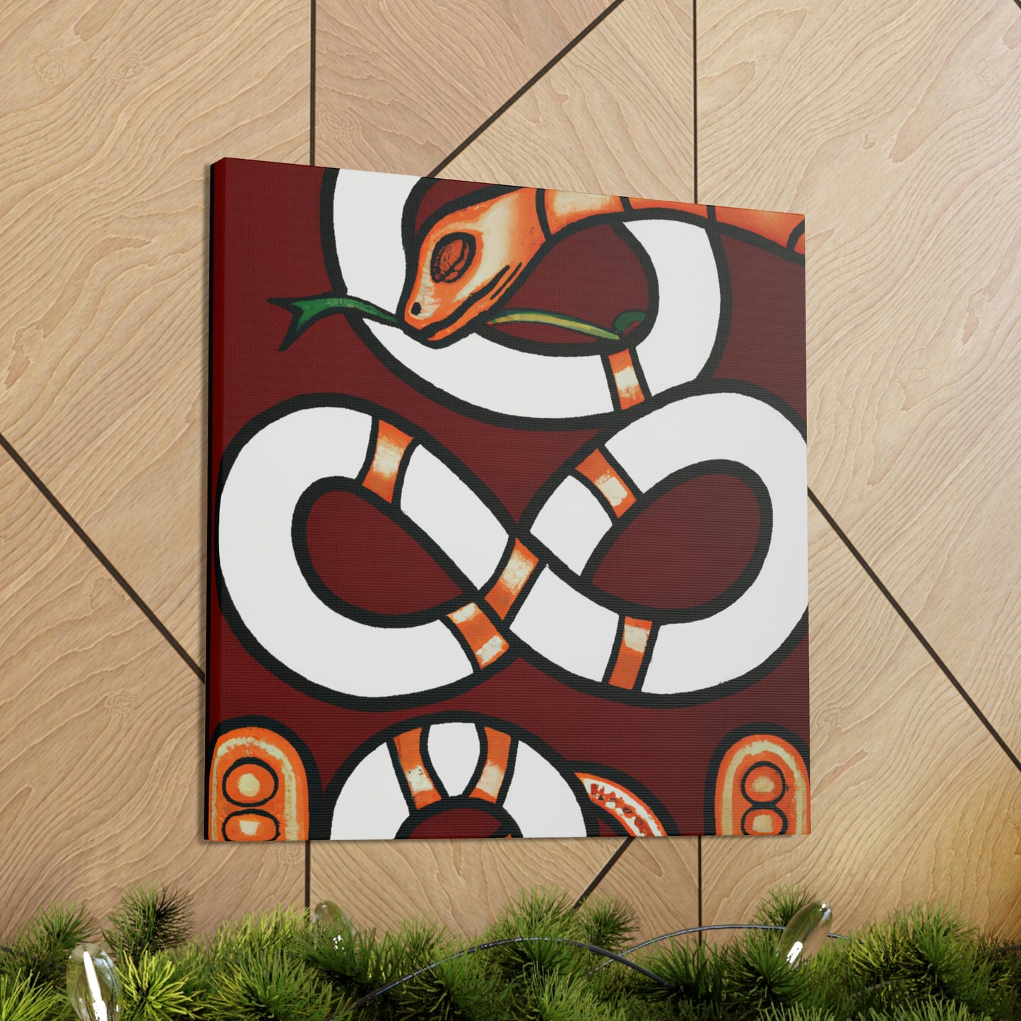 "Slithering Art Deco" - Canvas