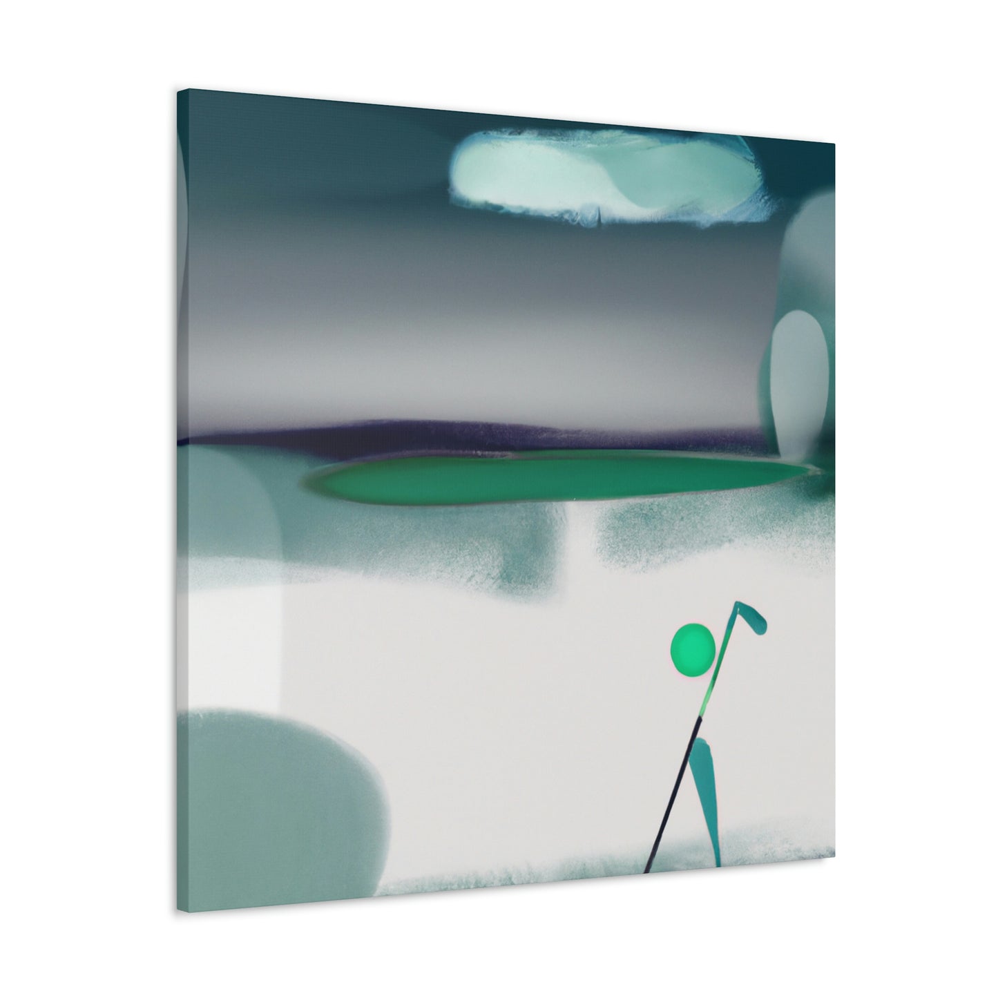 Golf in Abstract Form - Canvas