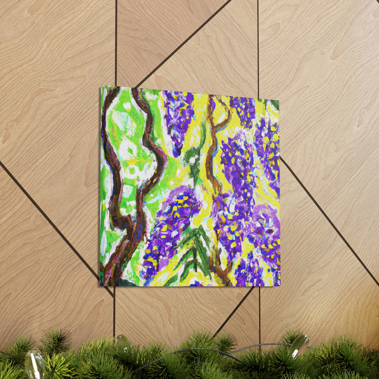 "Wisteria Eden Bloomed" - Canvas