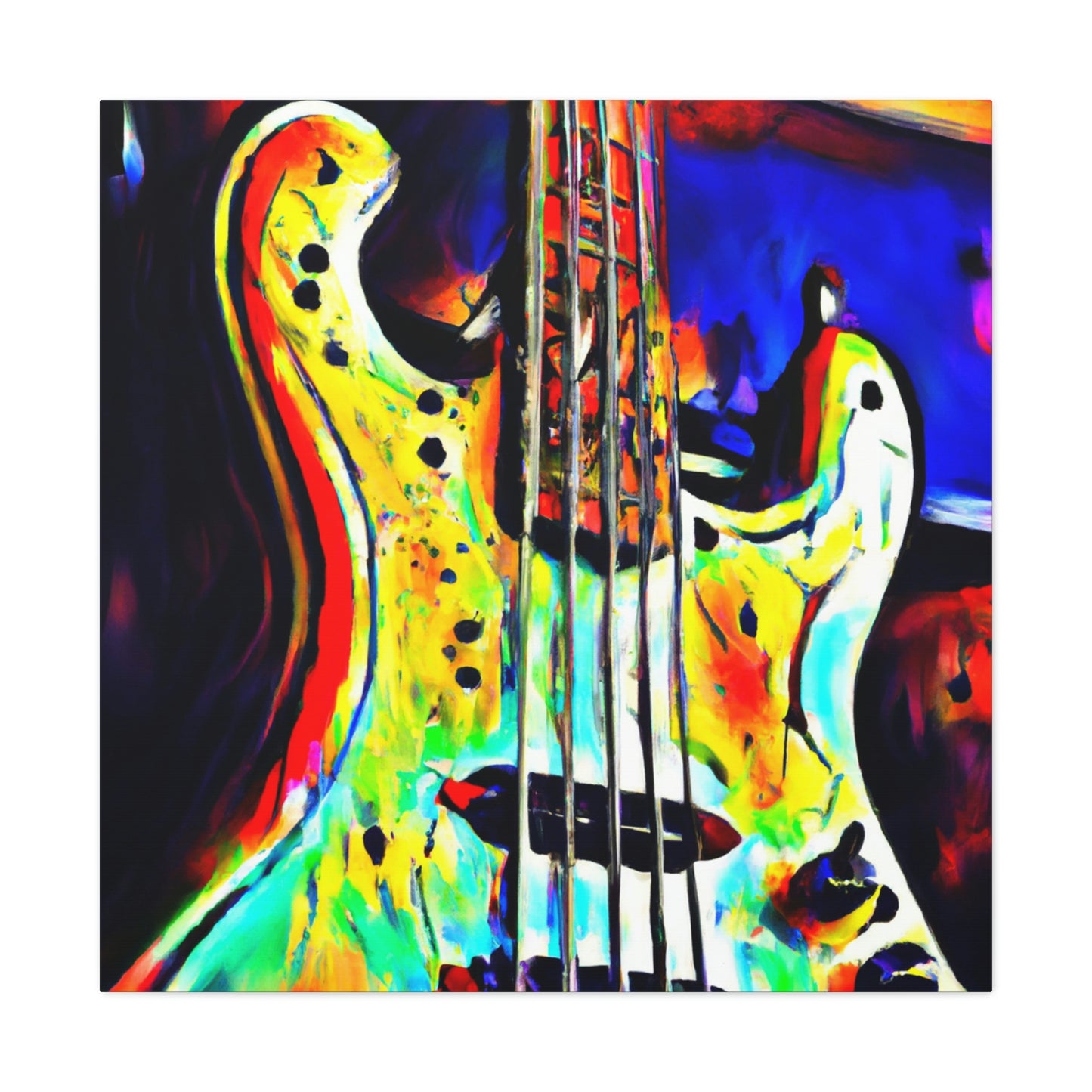 Groove of the Bass - Canvas