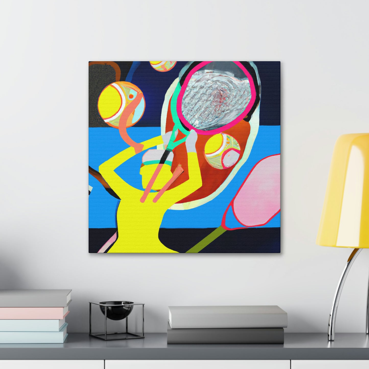 "Tennis: Abstracted Reality" - Canvas