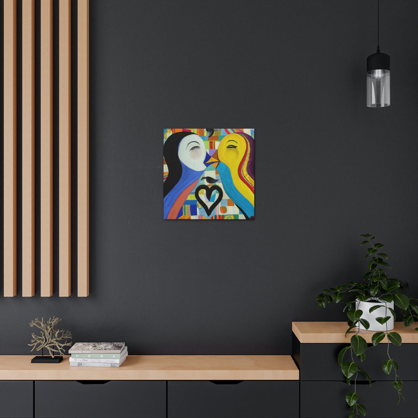 Loving Duo Portrait - Canvas