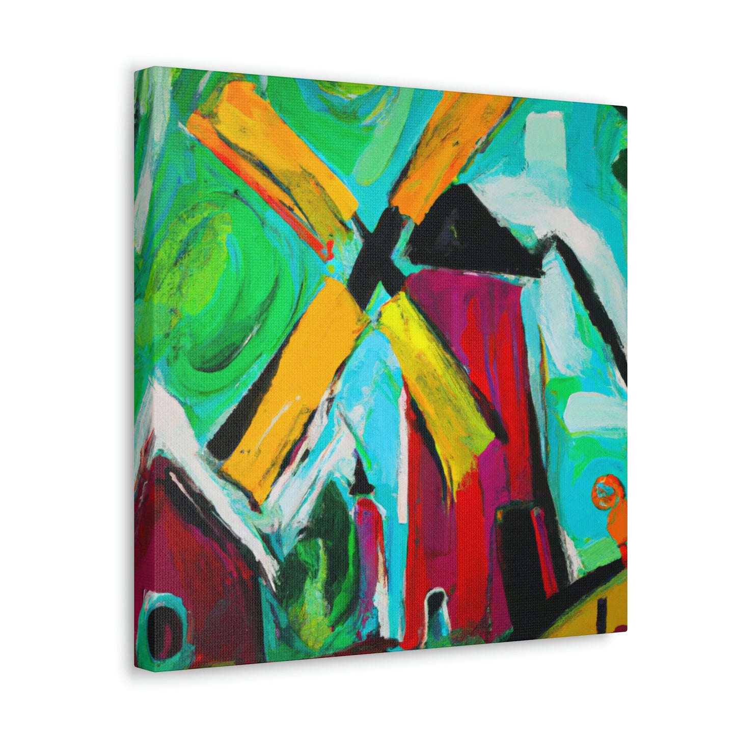 Windmill in Turbulence - Canvas