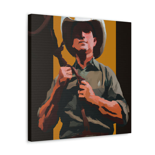 "Branding Iron Firebrand" - Canvas