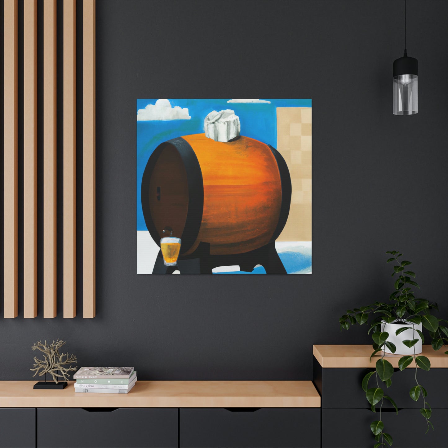 Whiskey Barrell Dreaming - Canvas