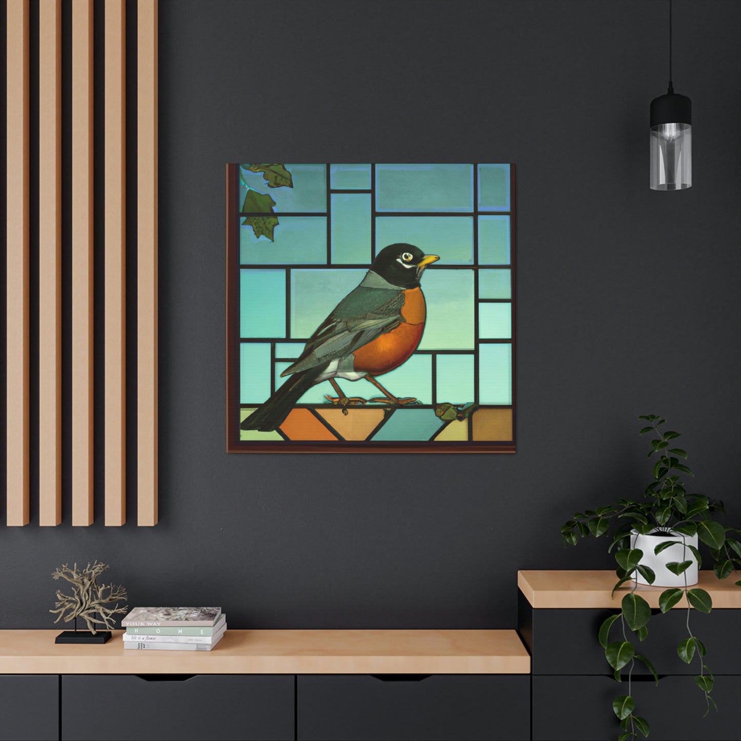 "A Robins Art Deco" - Canvas