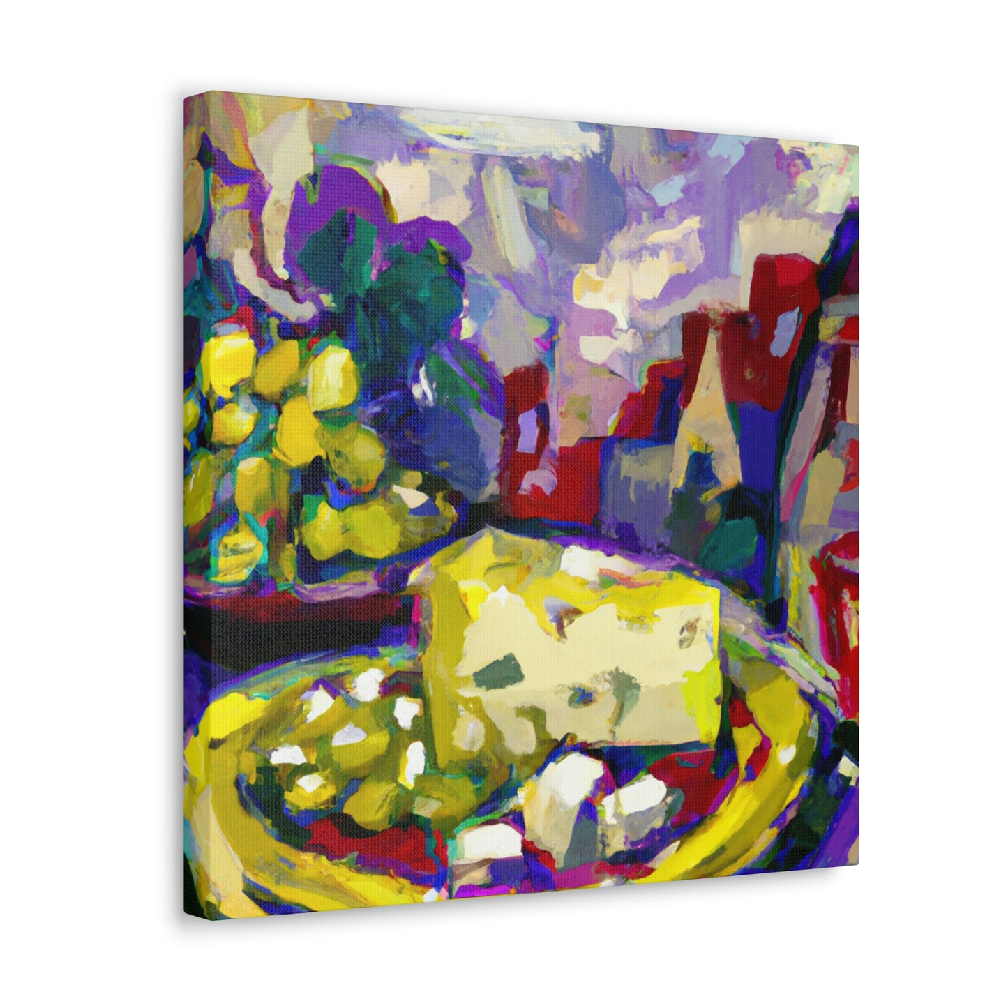 Cheese and Grapes Abound - Canvas