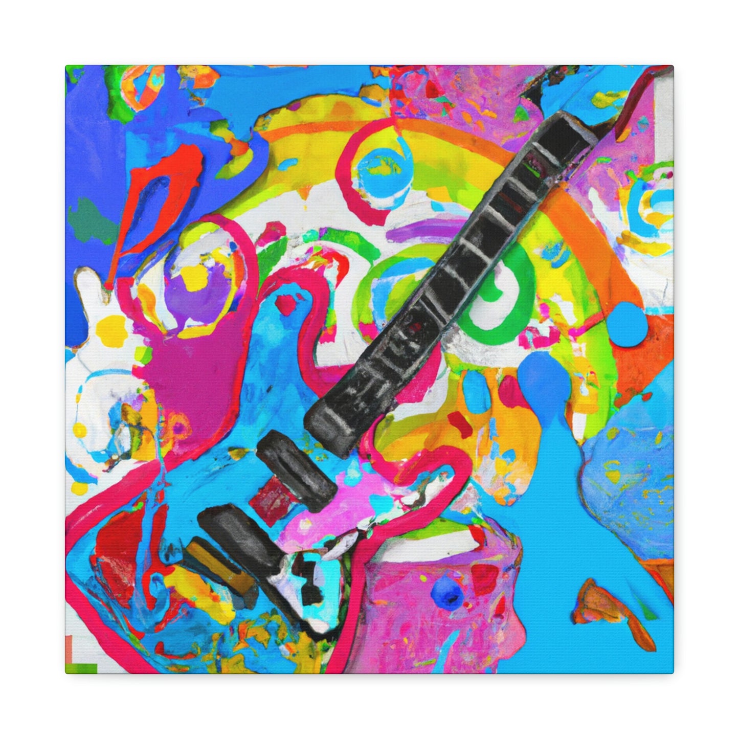 Electric Guitar Jolt - Canvas