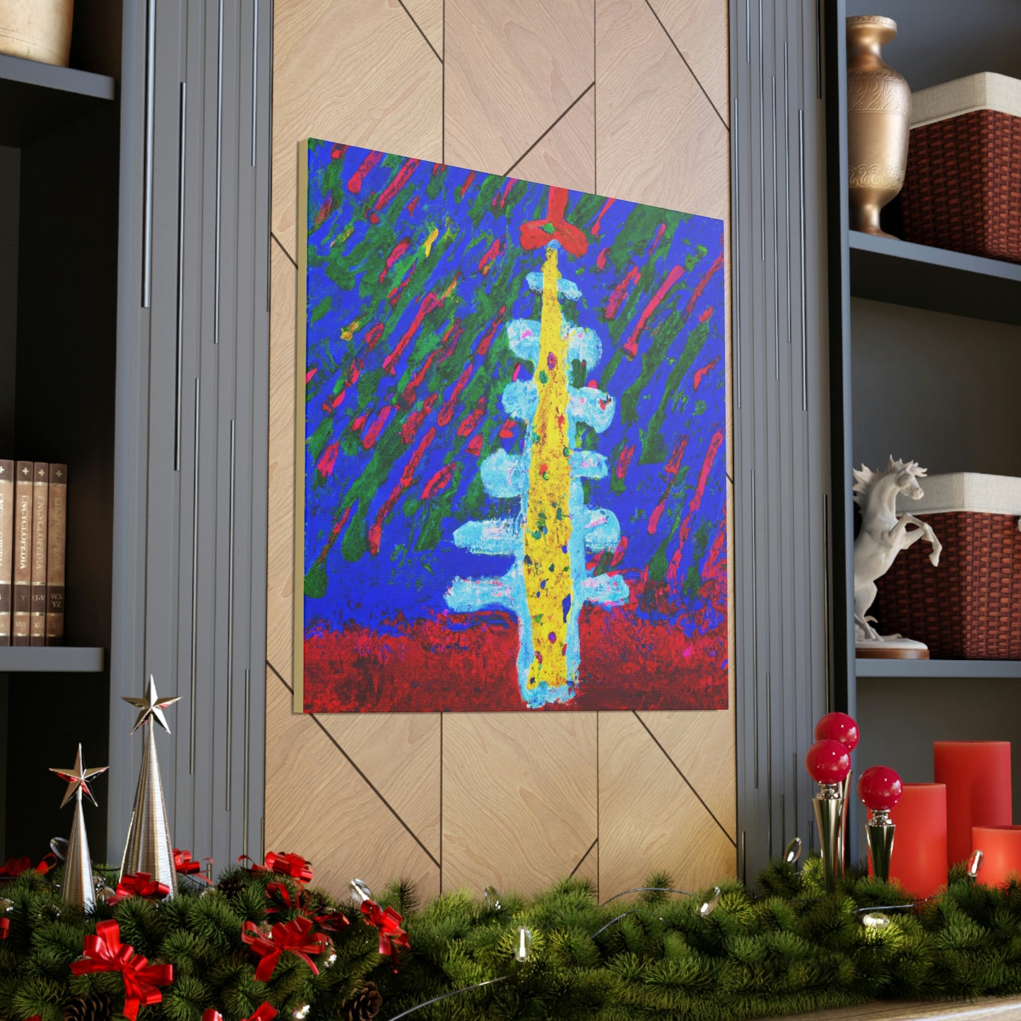 Christmas Tree Reflection - Canvas