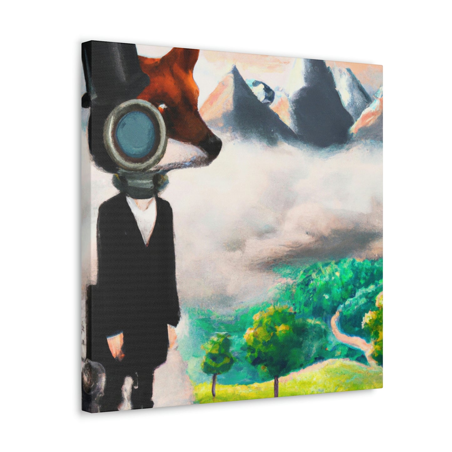 "Steampunk Skunk Unbound" - Canvas