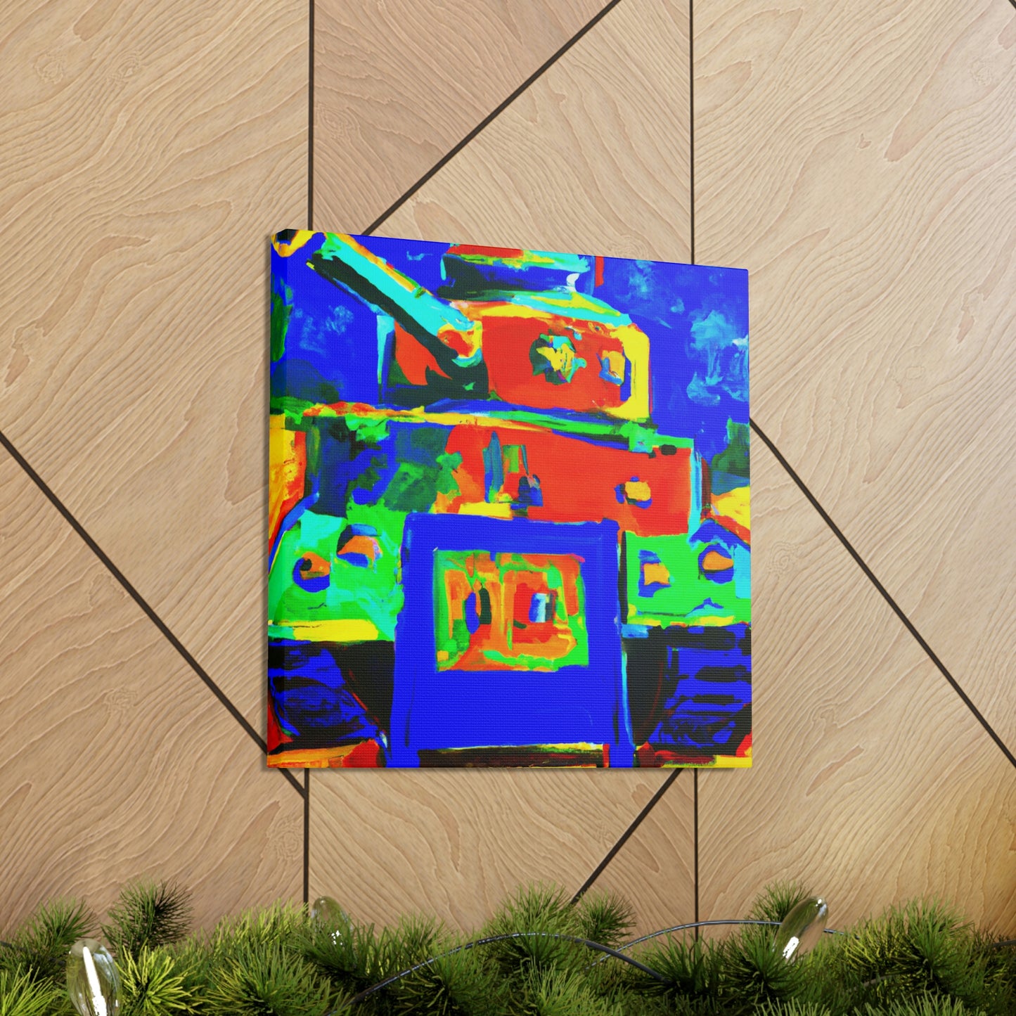 "The Tank Turret Fauve" - Canvas