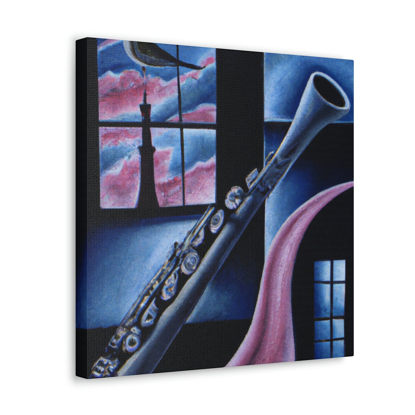 Clarinet in the Clouds - Canvas