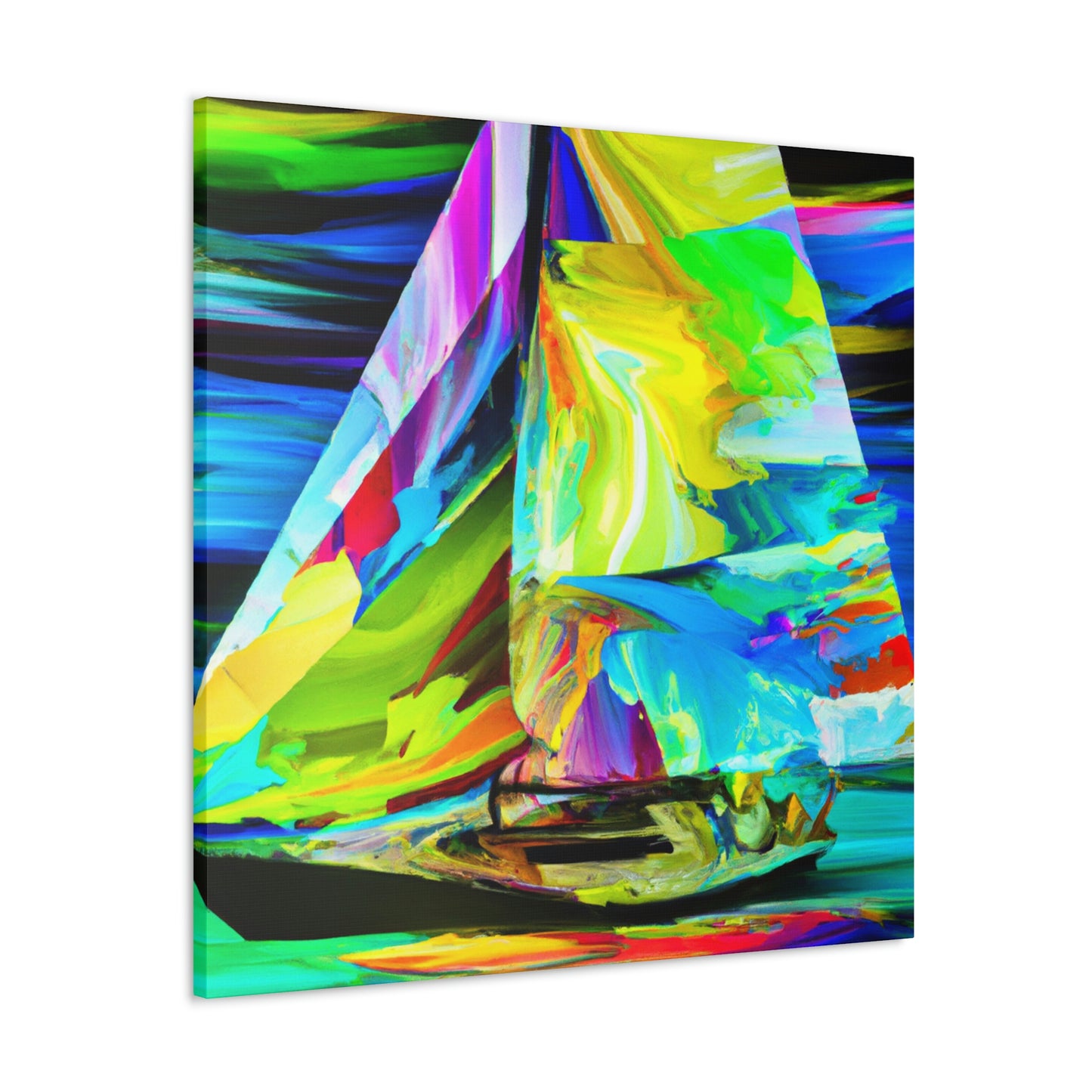 Sailing into the Sunset - Canvas