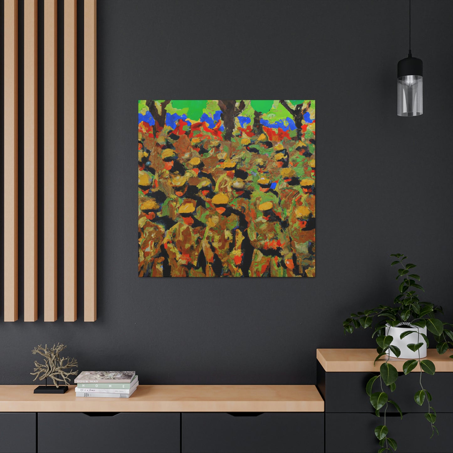 Camouflaged in Fauvism - Canvas