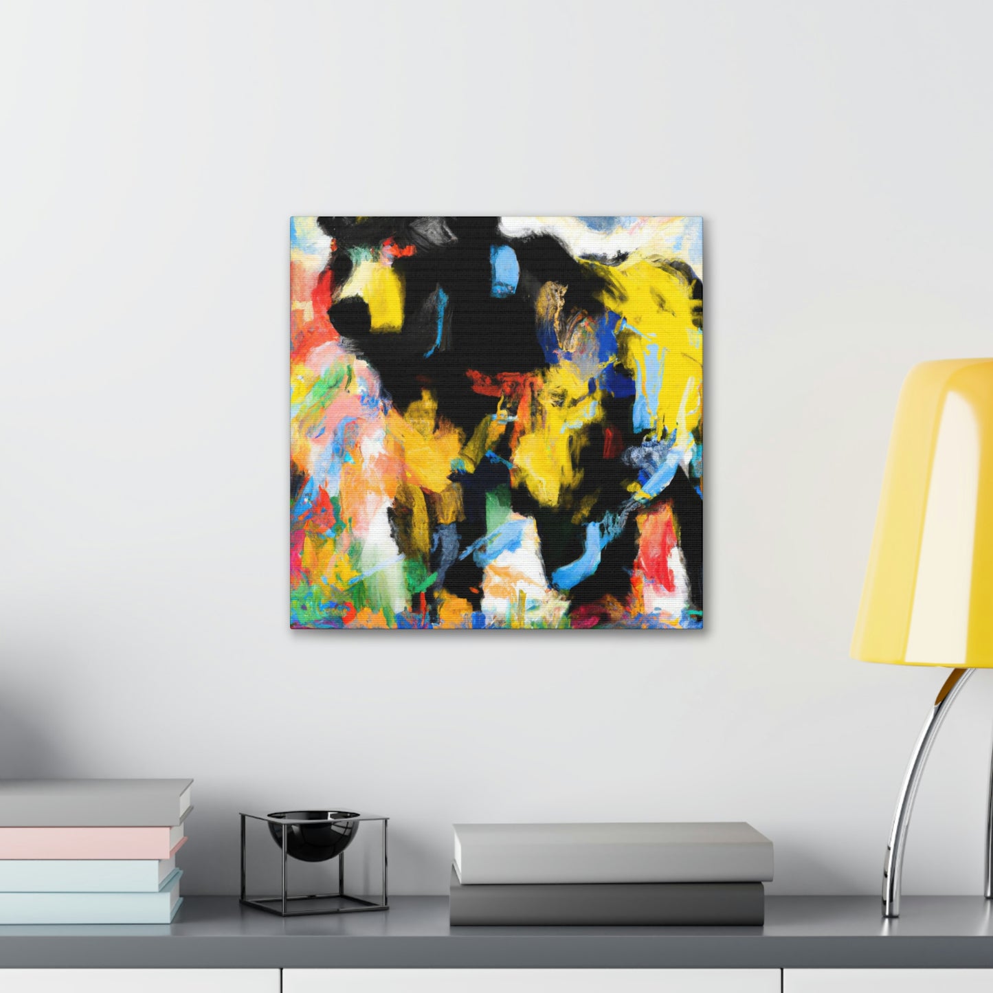 Black Bear Expressionism - Canvas