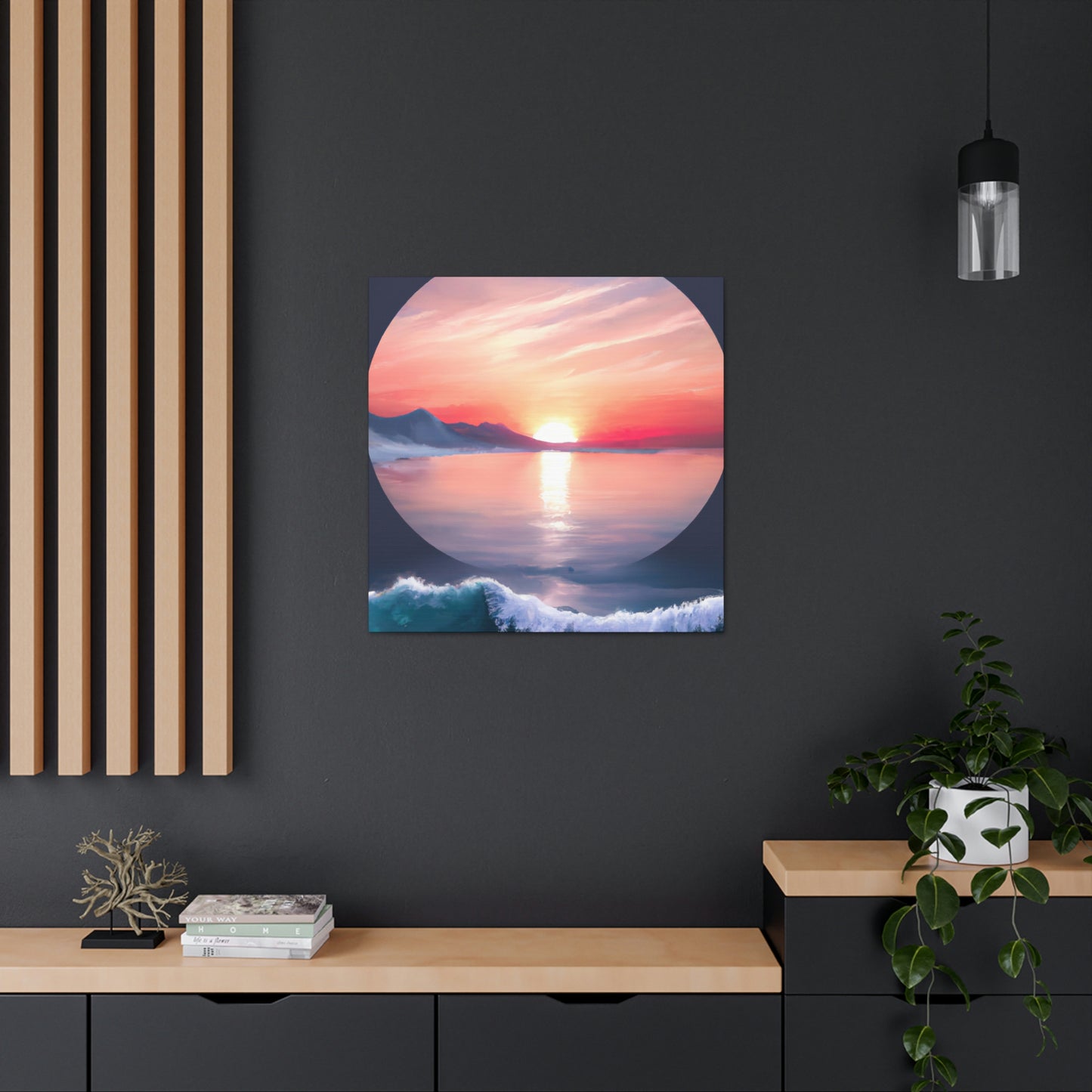 Radiant Reflection Of Life - Canvas