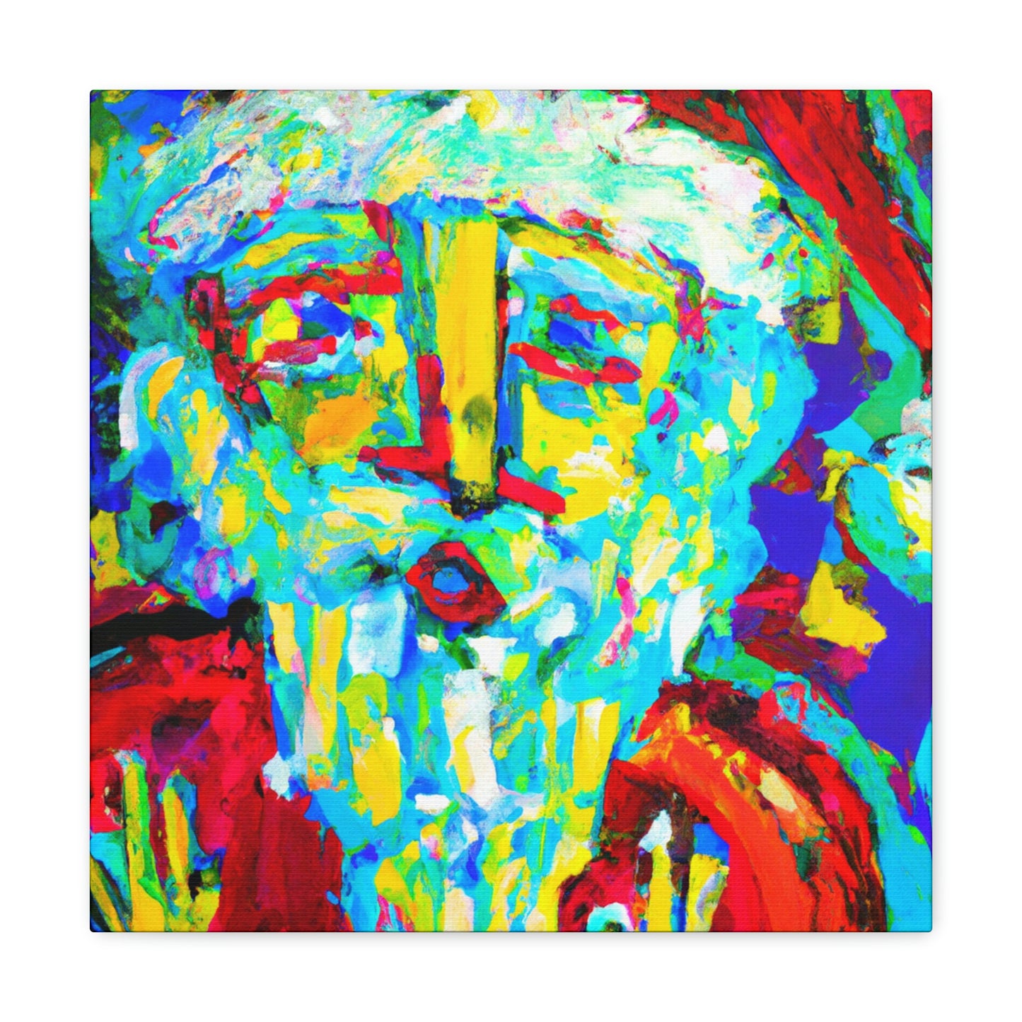 Santa in Expressionism - Canvas