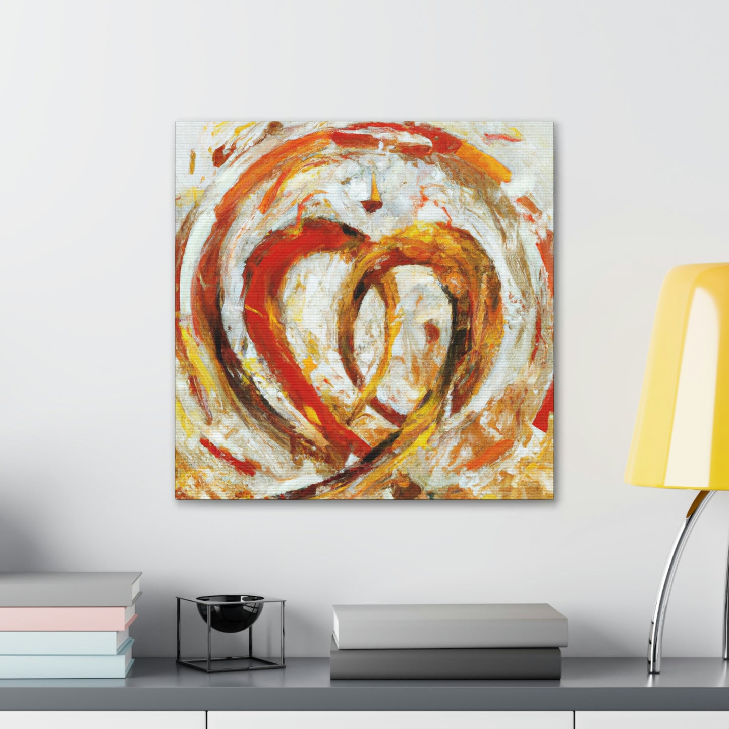 Wedding Rings Abstraction - Canvas