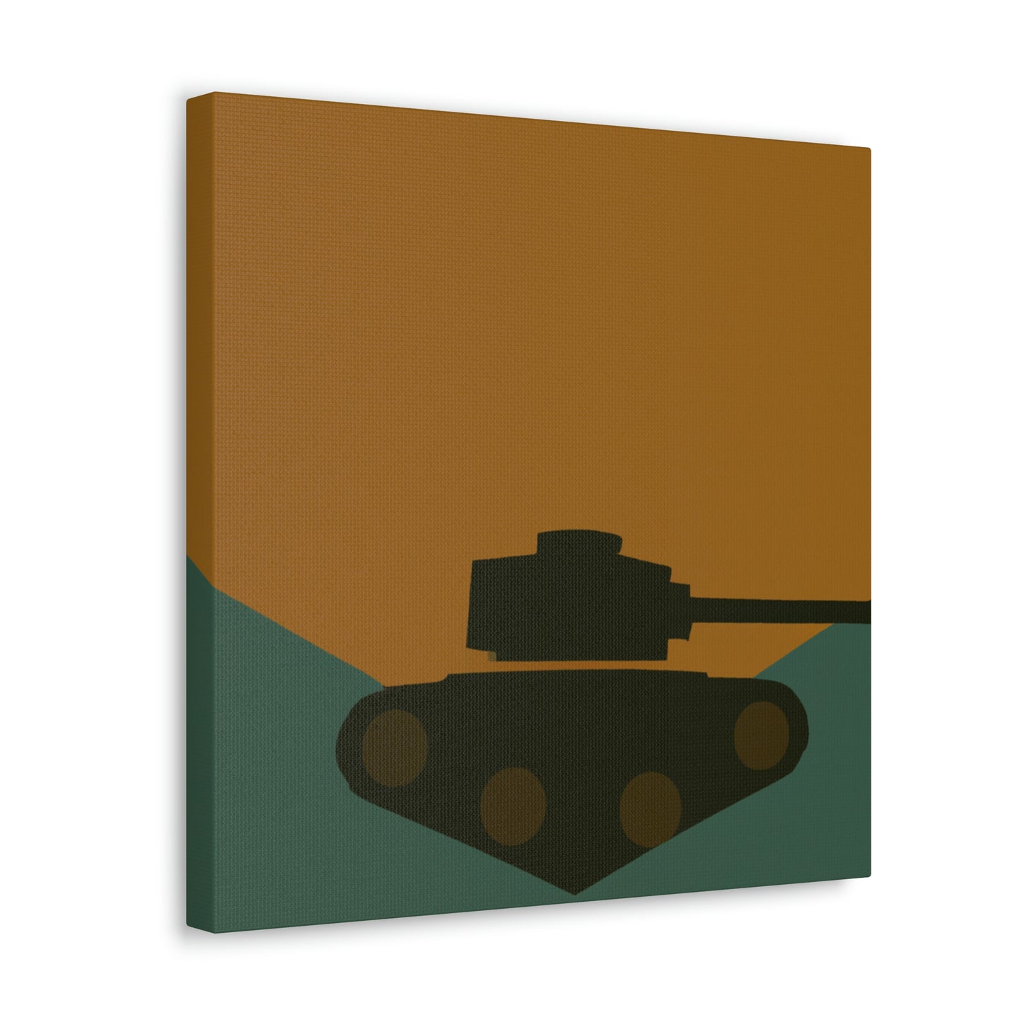 "Tank Turret Simplicity" - Canvas