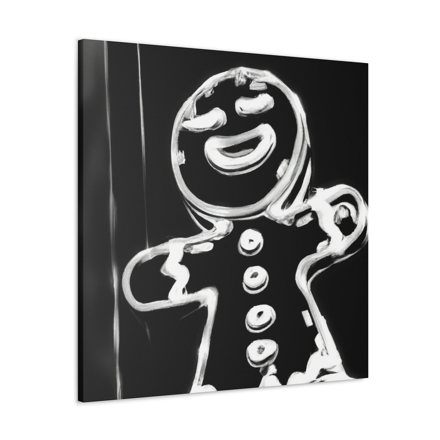 Gingerbread Man Dreaming - Canvas