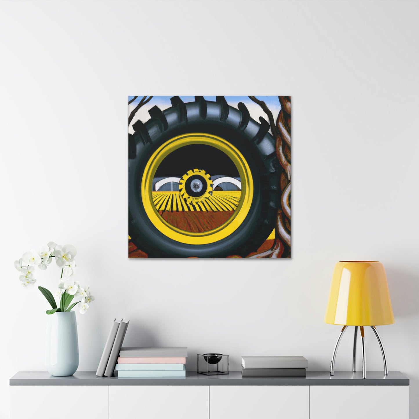 Tire in Transition Period - Canvas