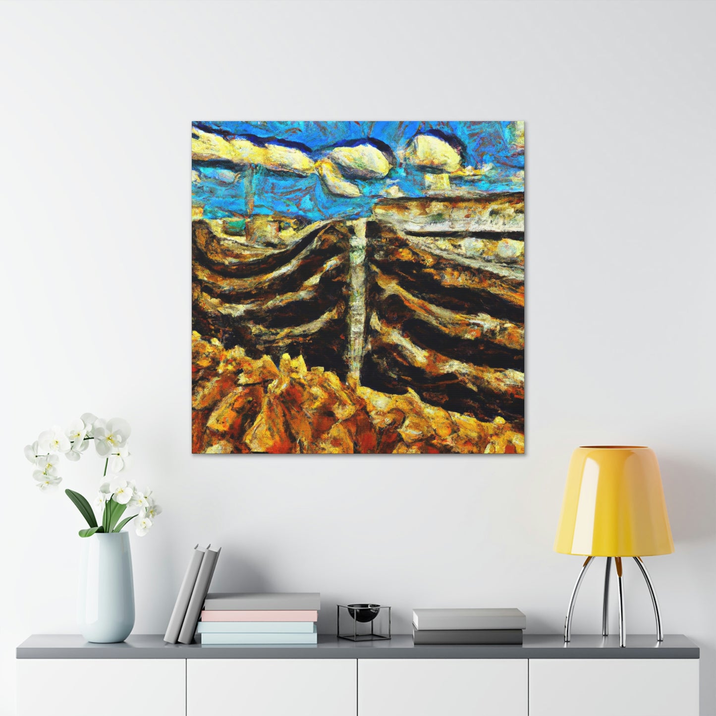 Seawall Sunset Splendor - Canvas