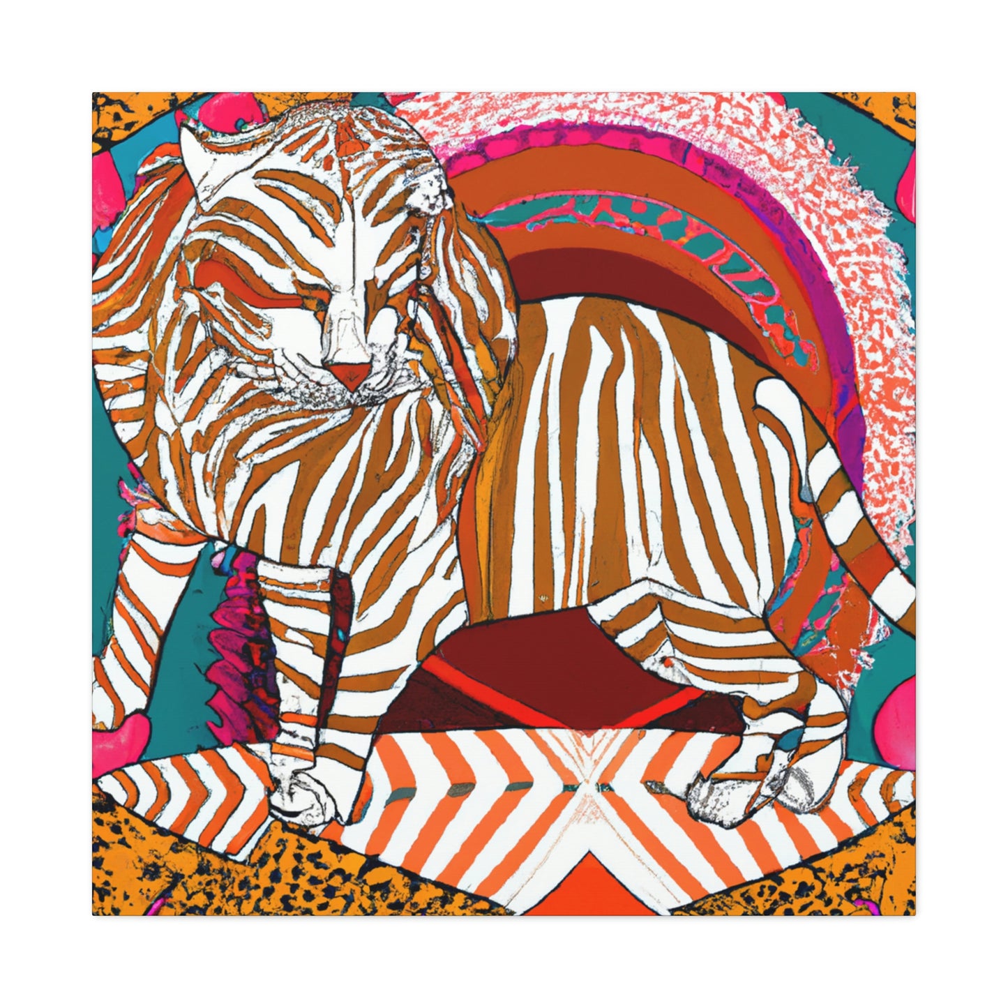 Tiger in the Jazz Age - Canvas