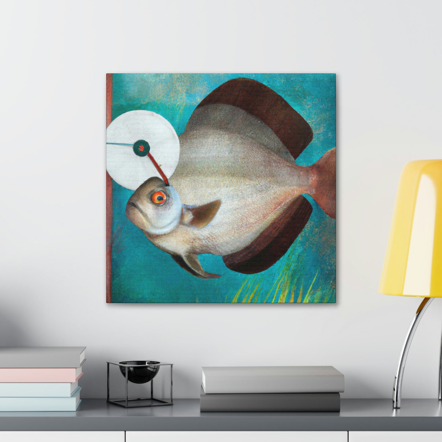 Discus in the Clouds - Canvas