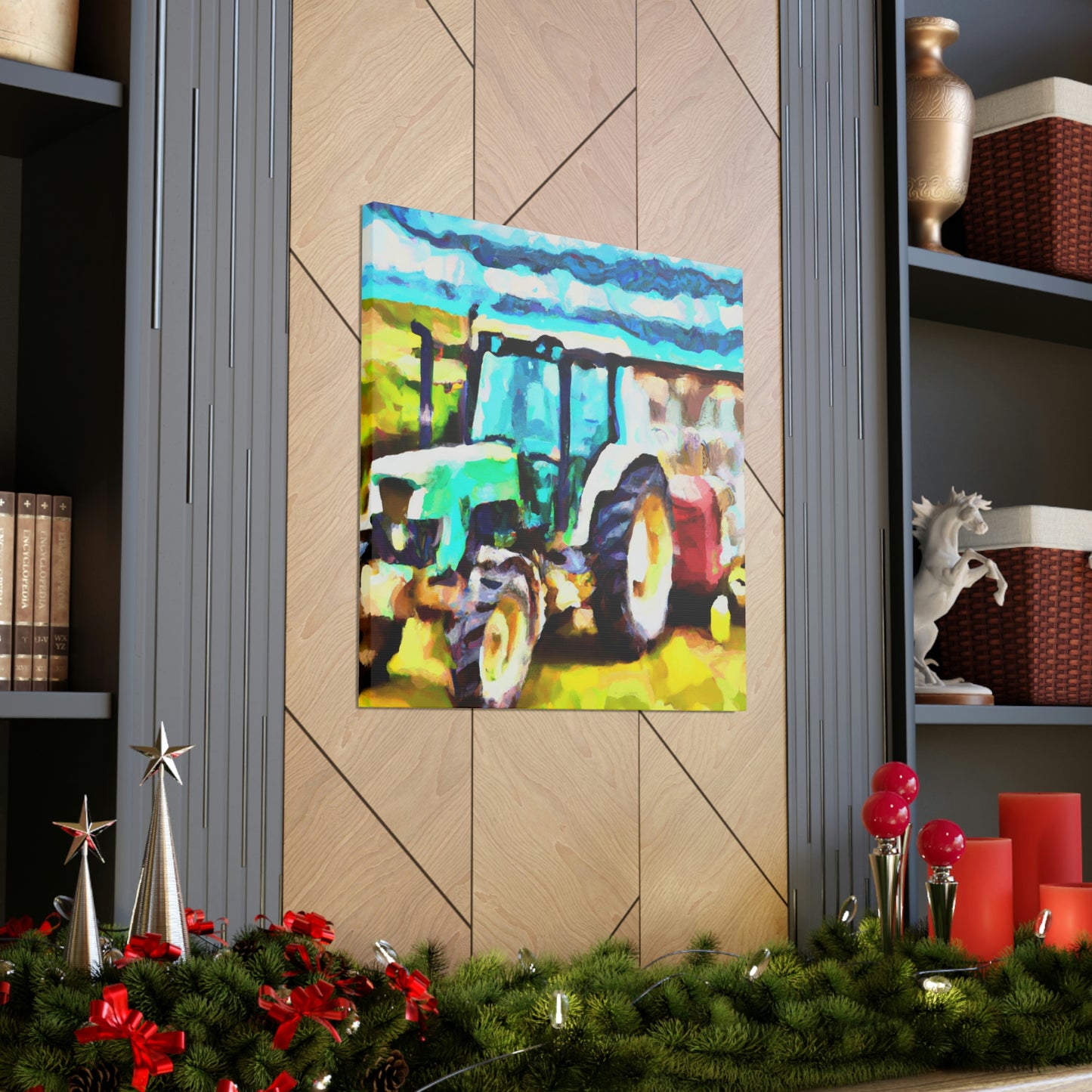 A Tractor's Endurance - Canvas